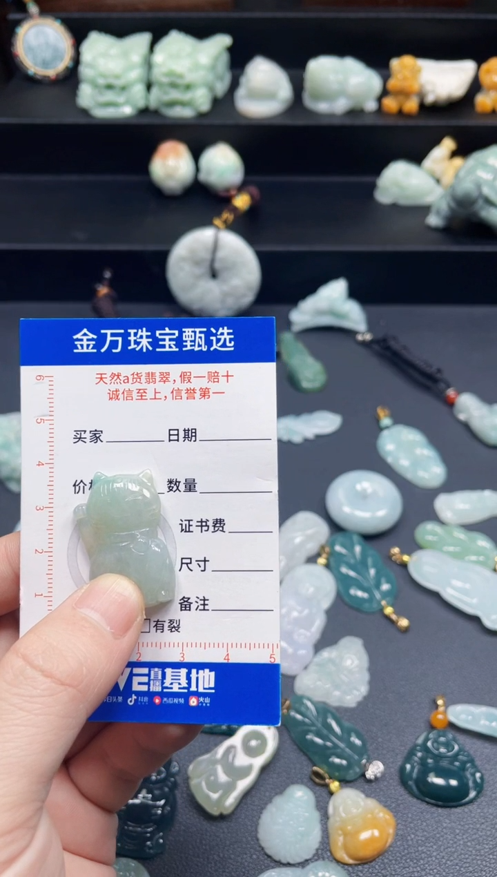 翡翠未镶嵌颈饰天然翡翠a货