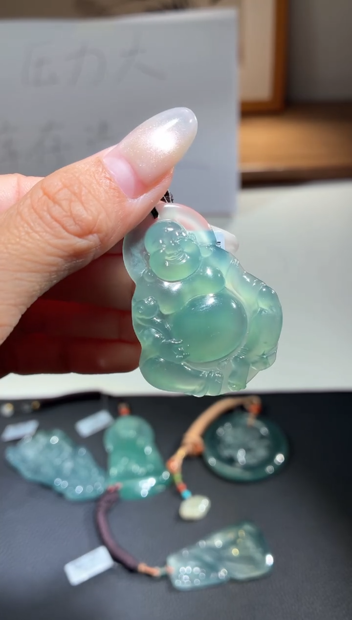 吊坠(不含链)未镶嵌翡翠天然翡翠A货