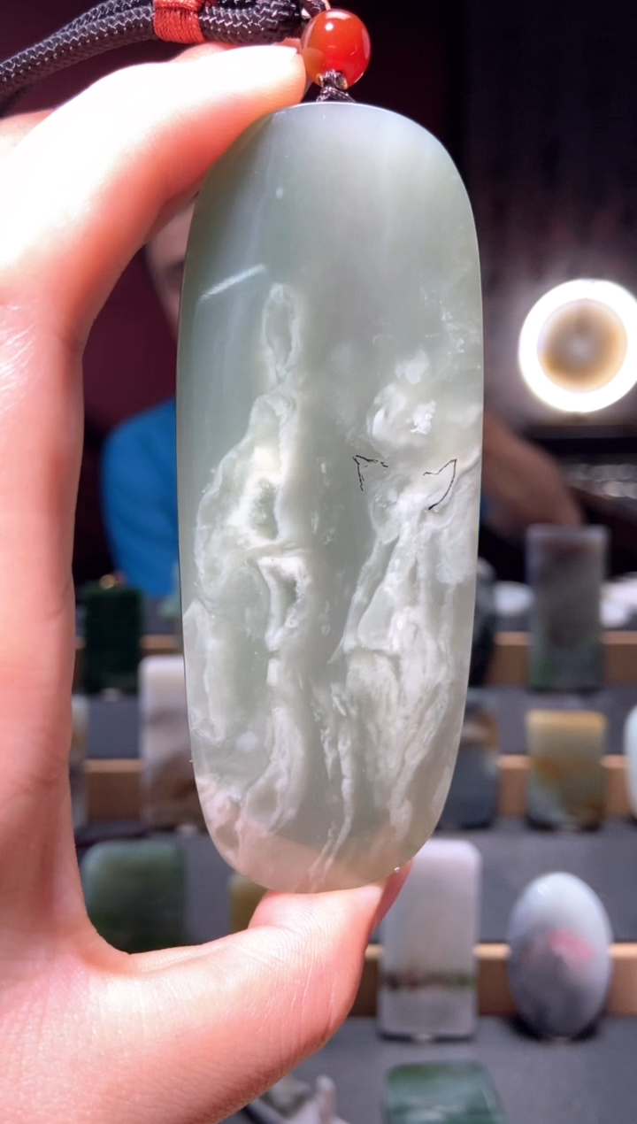 和田玉未镶嵌挂件yc