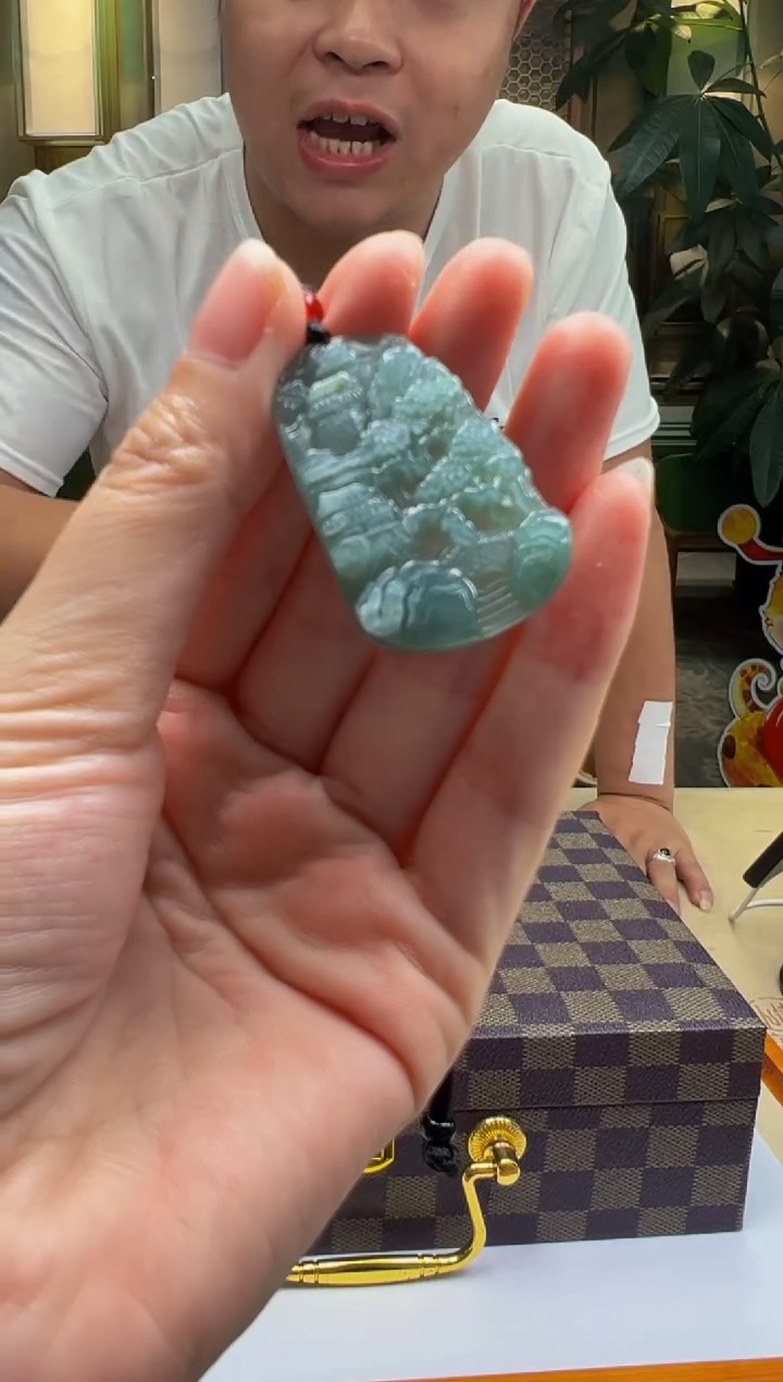 翡翠未镶嵌颈饰YY2025-6-19-42