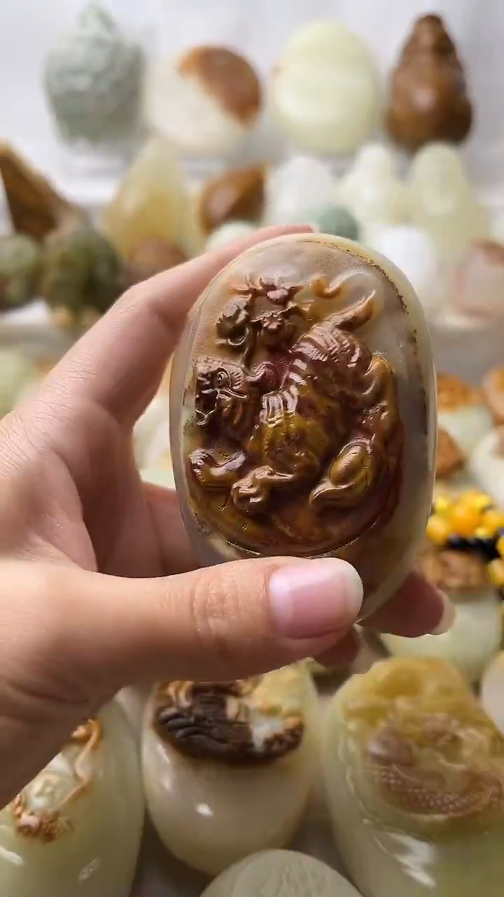 石材古青石棉纹正常不退换虎微瑕