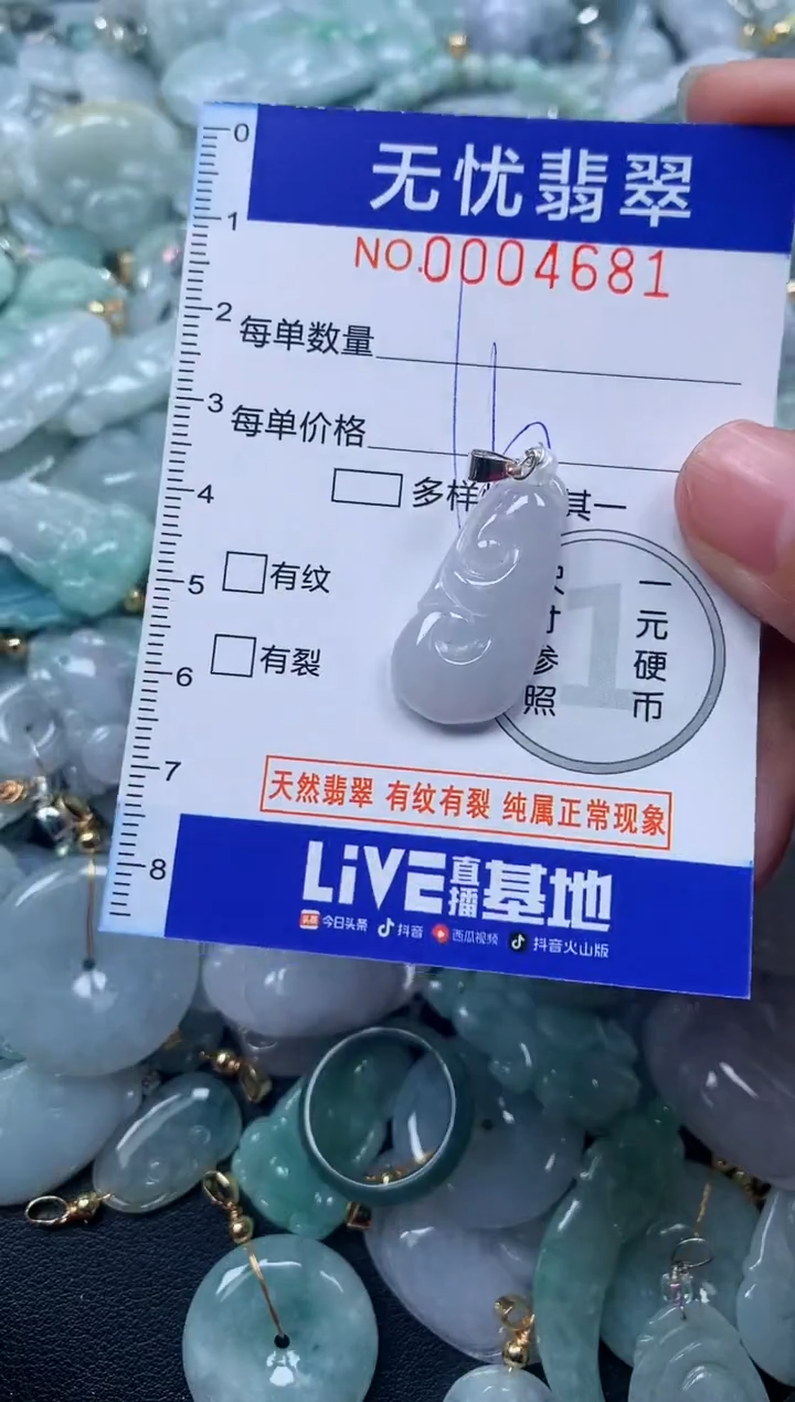 颈饰未镶嵌翡翠4681