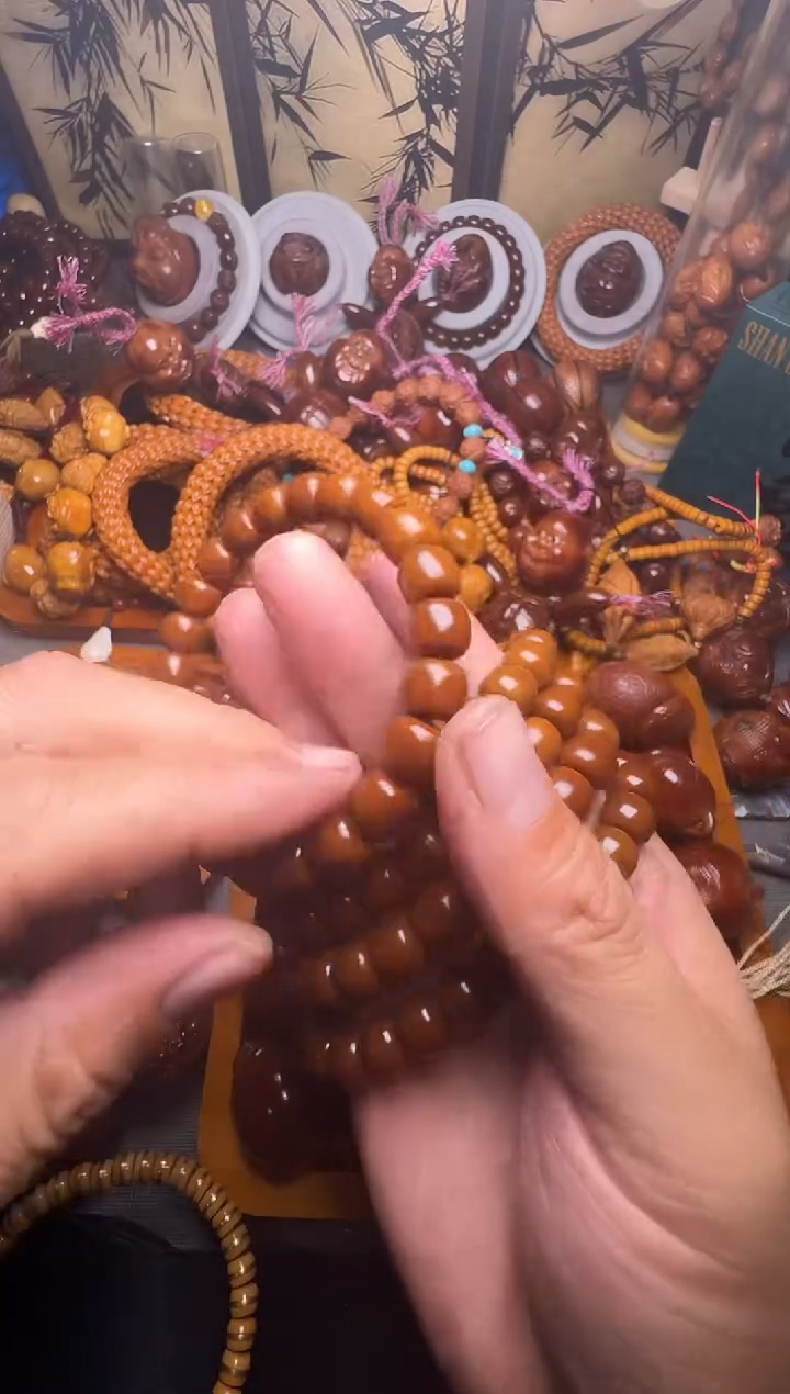 手串橄榄核猴头微瑕老型