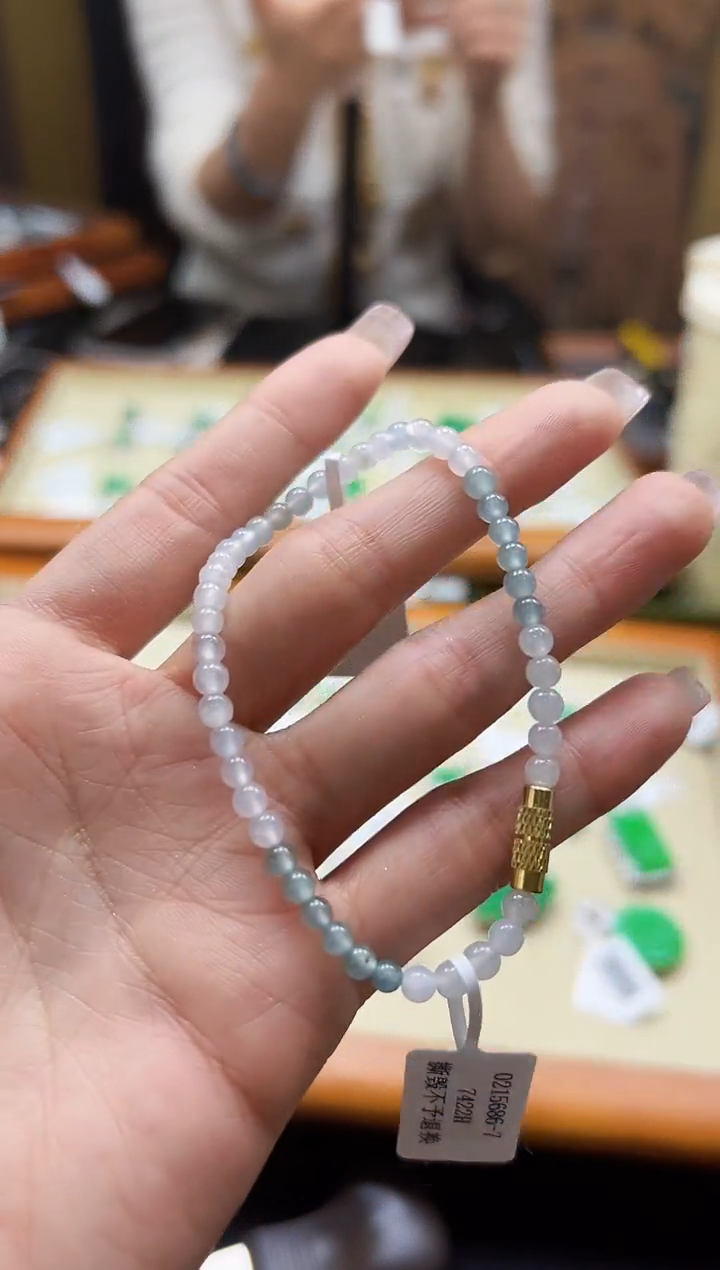 【闪购商品】翡翠手串未镶嵌DFZ0217-119