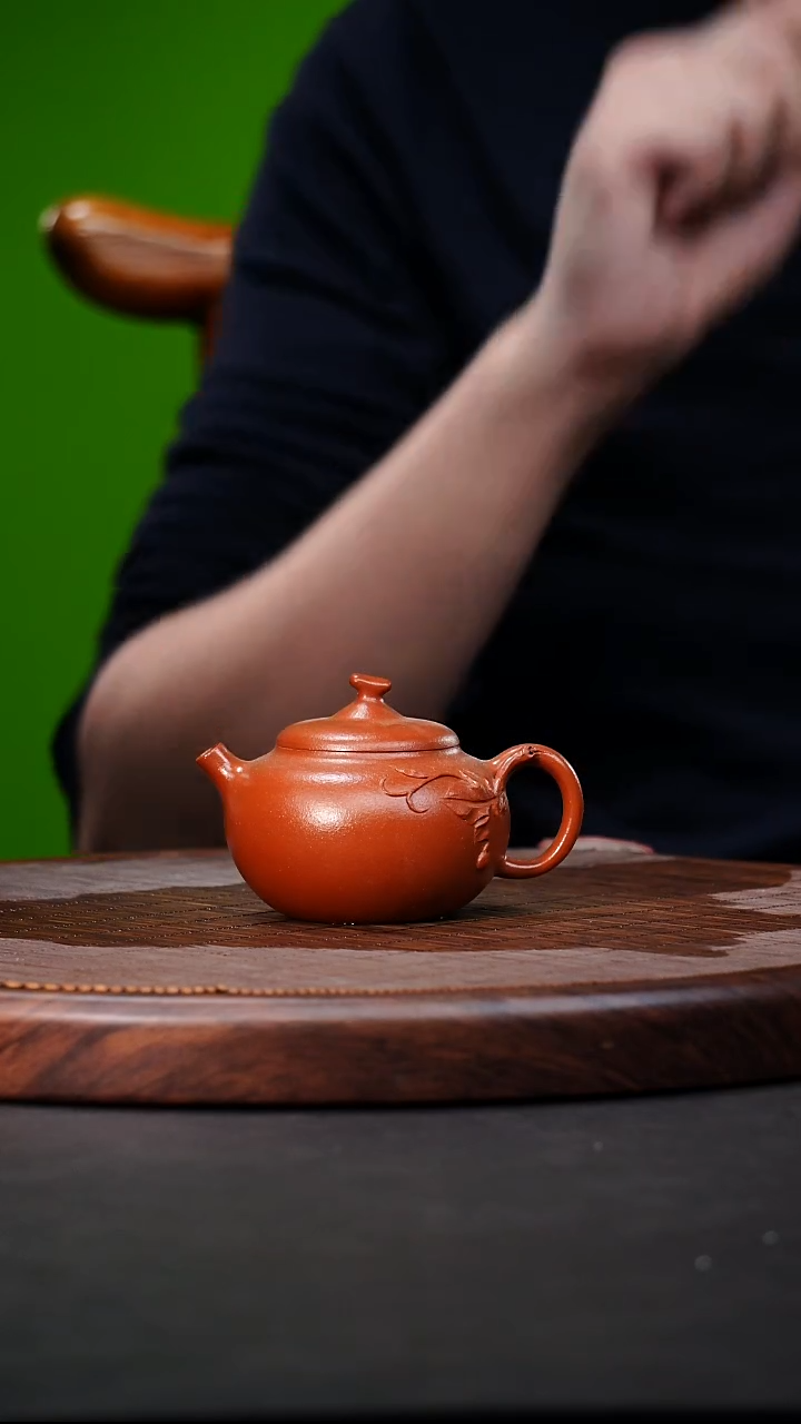 宜兴原矿高端紫砂 小红泥160cc