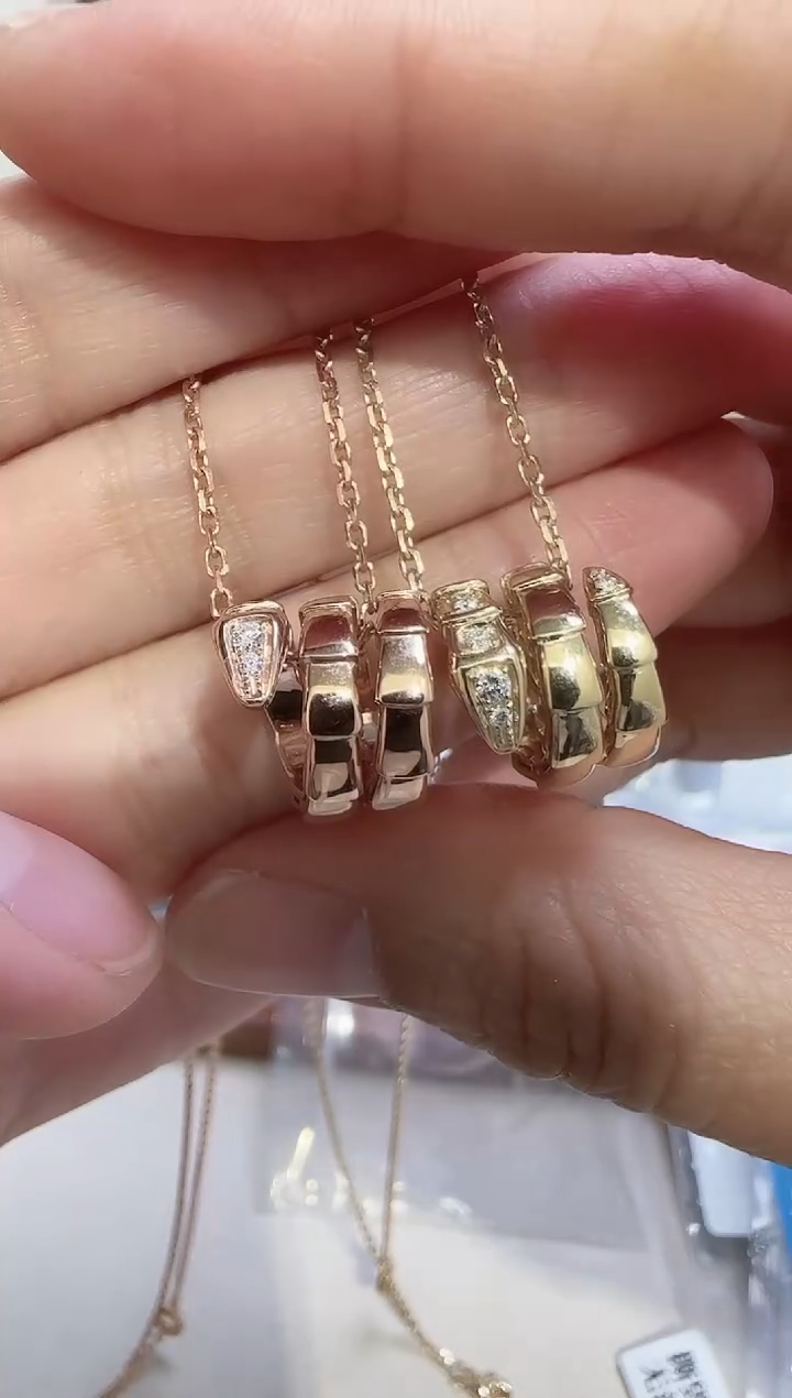 【闪购商品】天然钻石套链18K金镶嵌多样性发货发其一