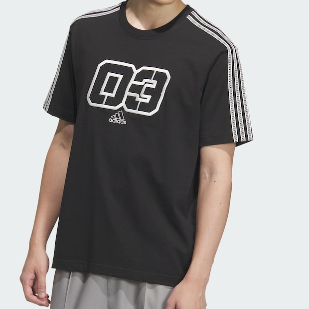 adidas/阿迪达斯三叶草GRAPHICS纯棉运动圆领短袖T恤JX2633