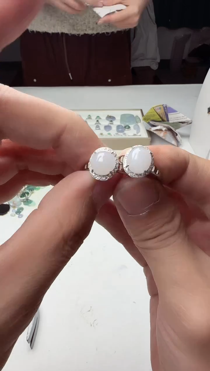 【闪购商品】翡翠戒指银S925镶嵌多样性发货只发一件062