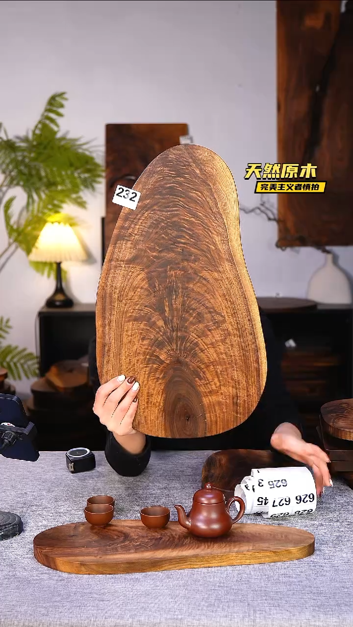 木北美黑胡桃原木.干裂疤结不属于商品质量问题完美主义者慎拍