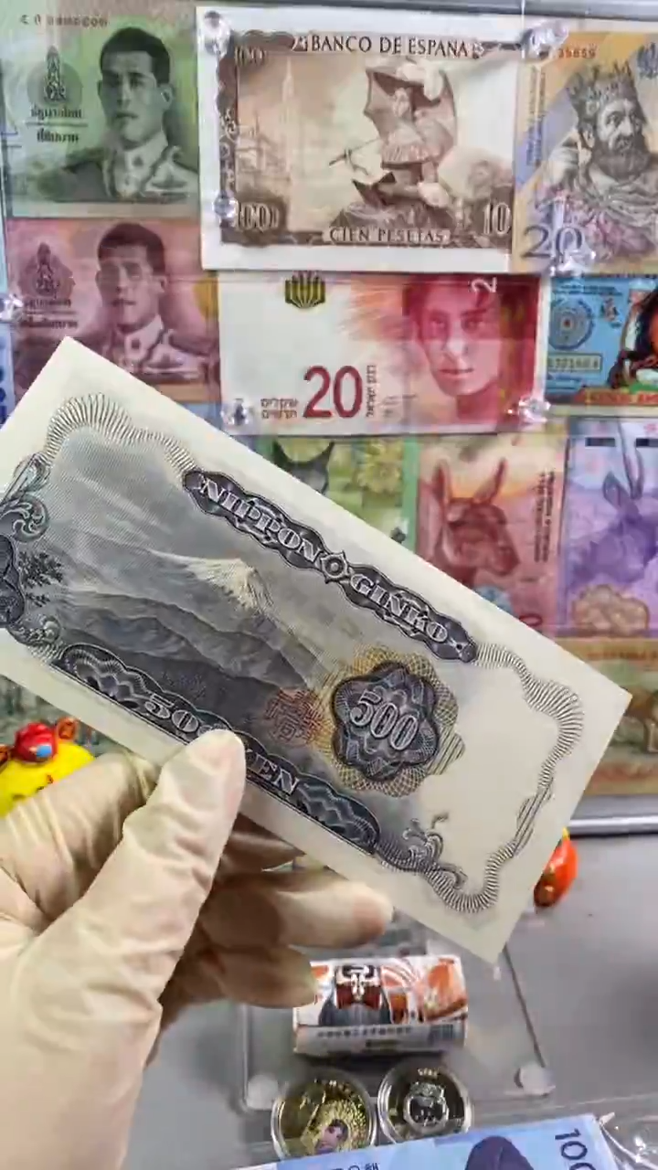 纸币本子 500 富士山