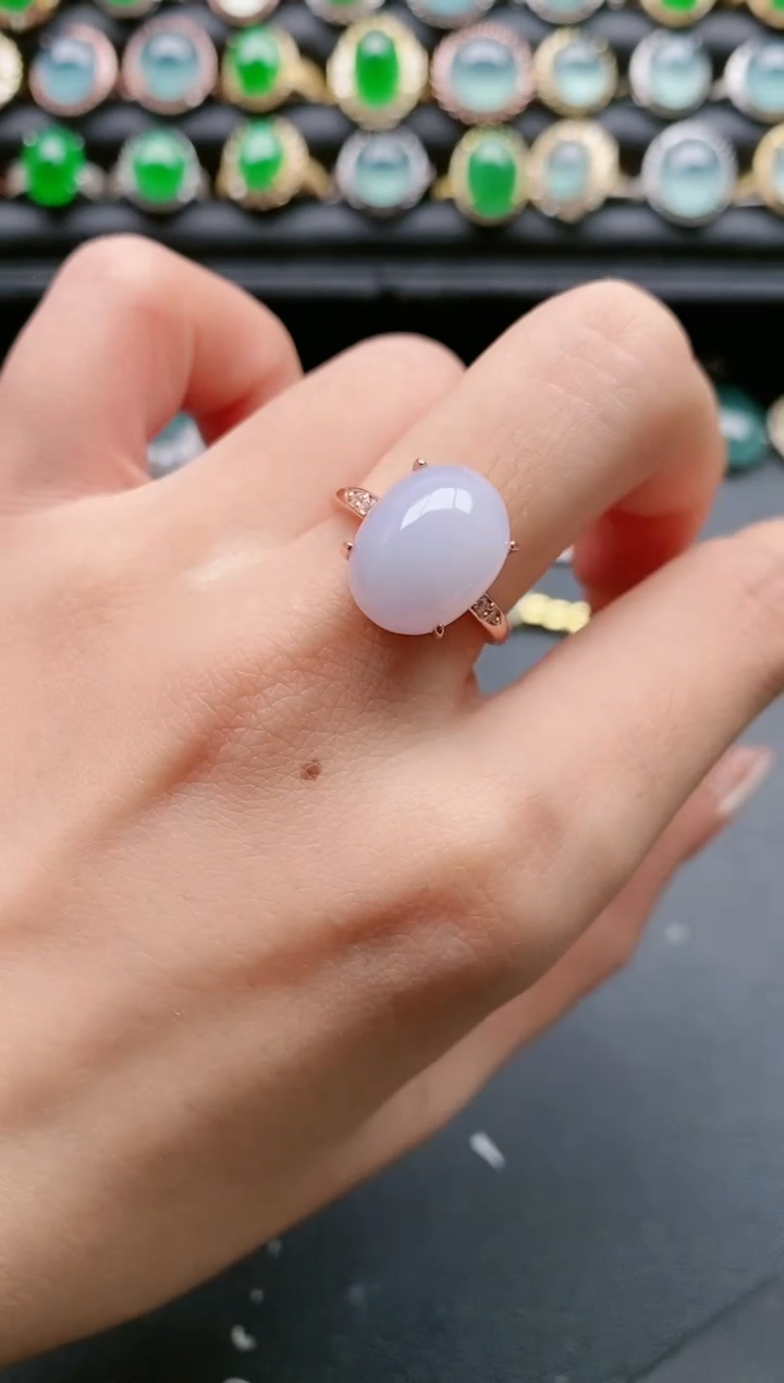 【闪购商品】翡翠戒指银S925镶嵌1111111