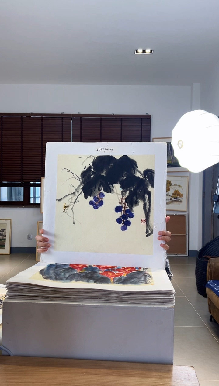 【闪购商品】版画耿玉琨亲签限量发行版画作品s品