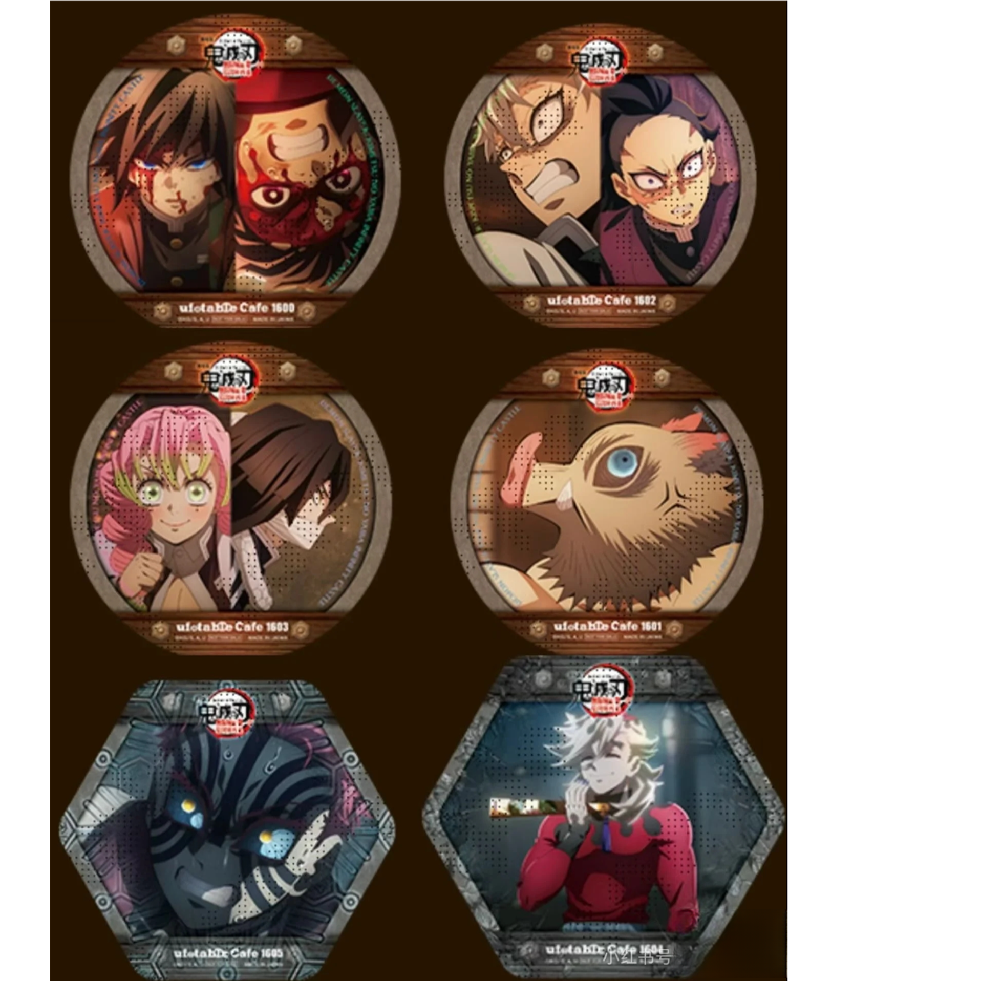 【日谷现货】 鬼灭之刃剧场版 Cafe第三期 吧唧 相卡盲盒默认代拆