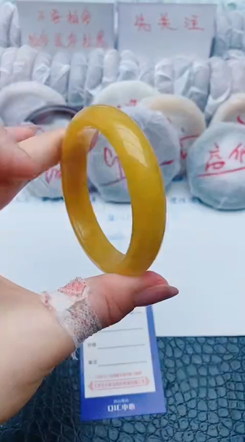 未镶嵌手镯石英质玉w116+57-58