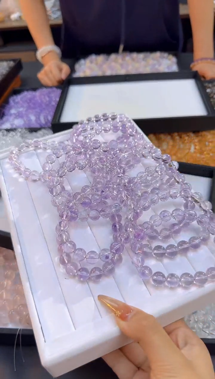 【闪购商品】水晶手串未镶嵌079/多样性发其一/卡10