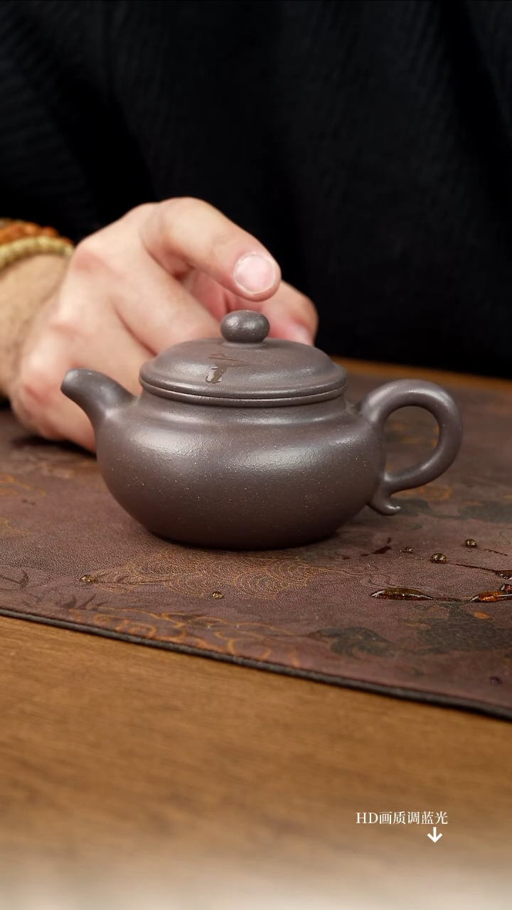 【闪购商品】紫砂茶壶天青仿古