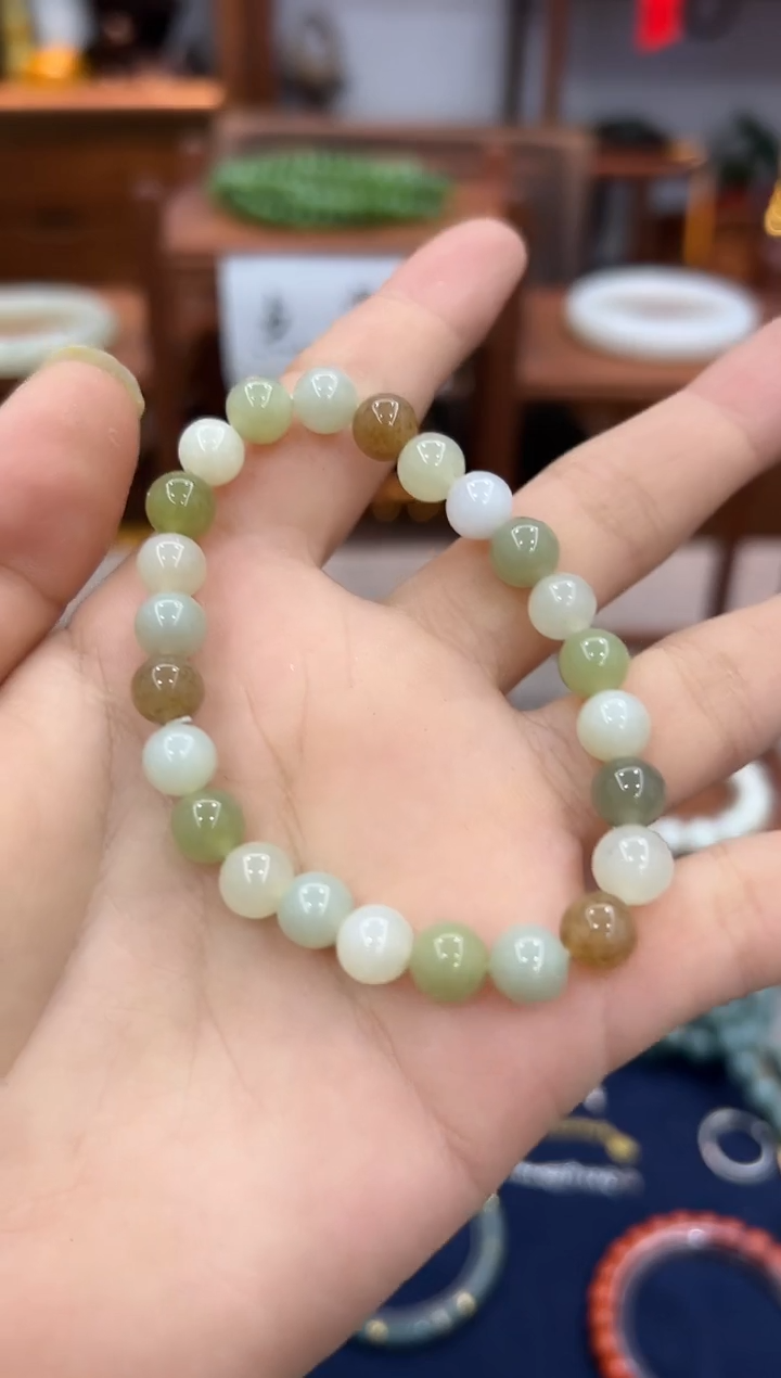 【闪购商品】和田玉手串未镶嵌多宝手串-511774