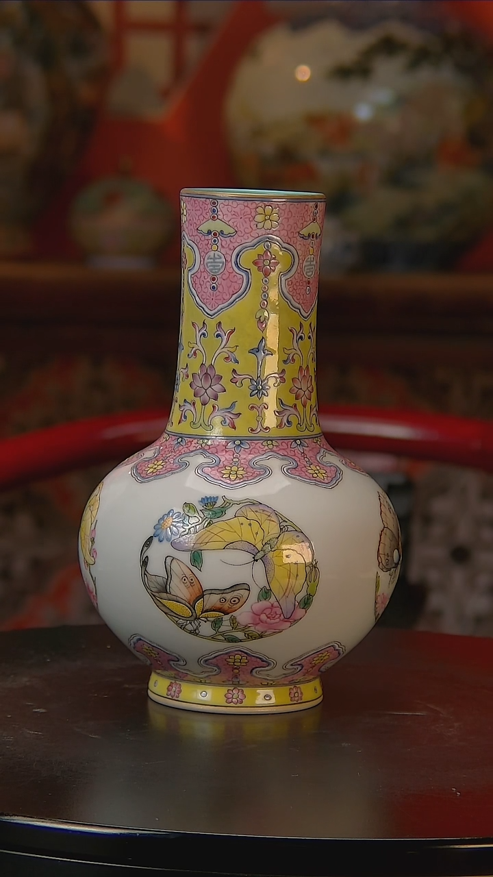 【闪购商品】珐琅彩赏瓶收藏鉴赏