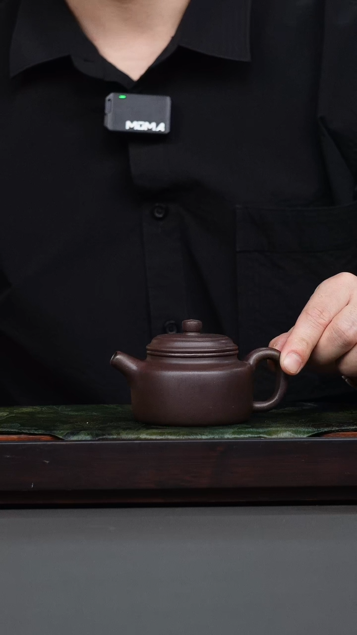 茶壶紫砂老紫泥德钟