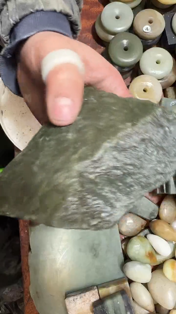 未镶嵌和田玉珠宝半成品1