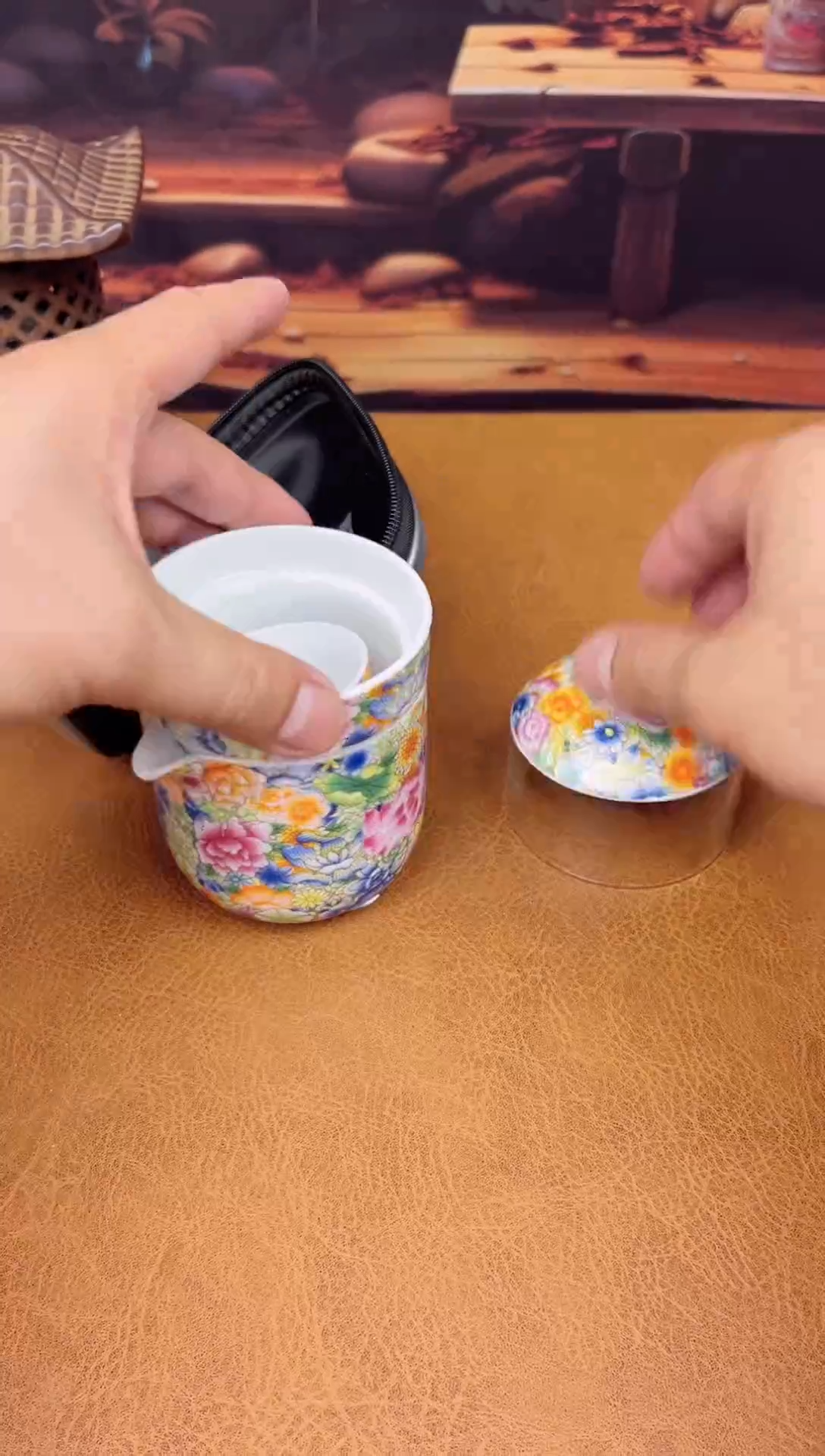 【闪购商品】陶瓷茶具摆件茶叶罐