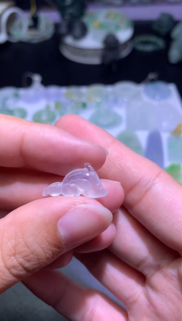 定制翡翠未镶嵌毛货