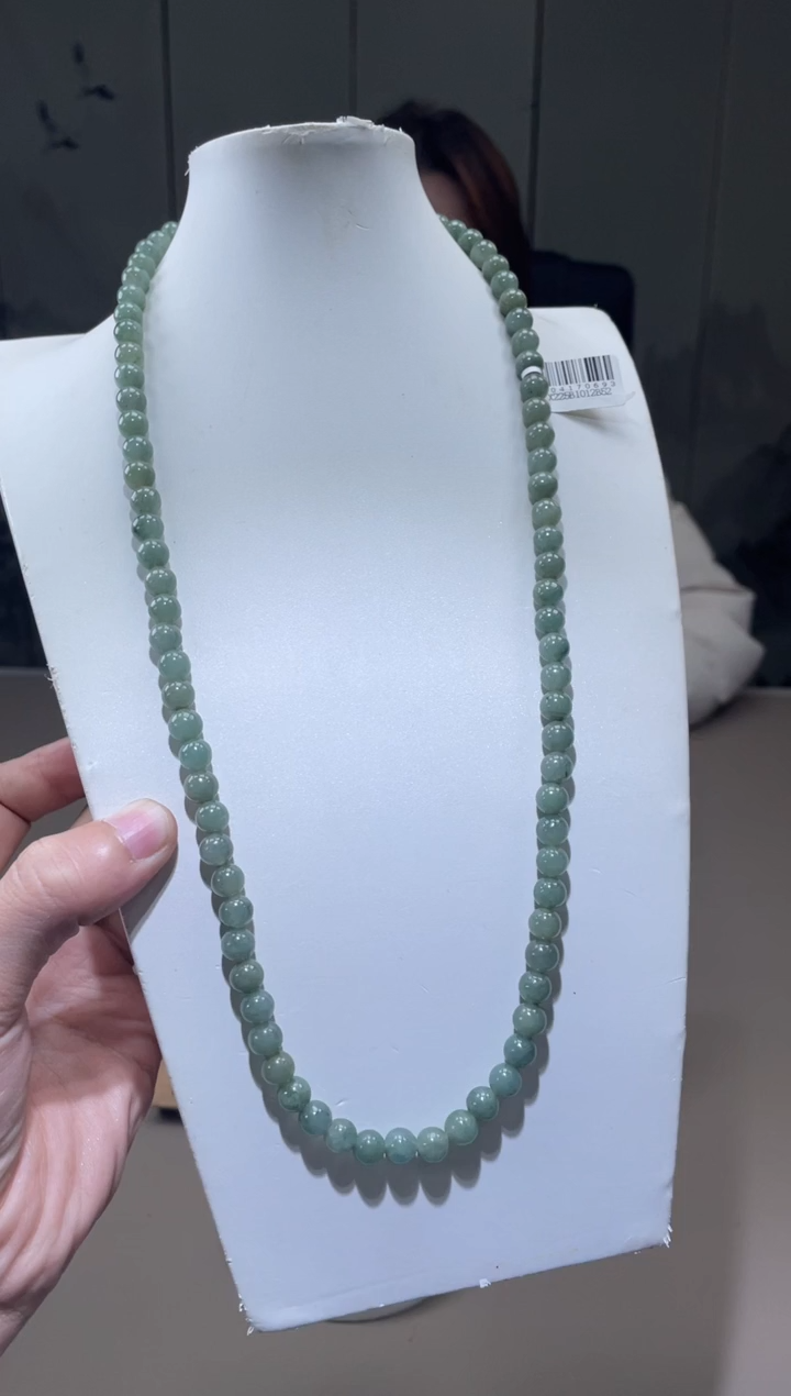 未镶嵌定制翡翠珠串 拍一发一