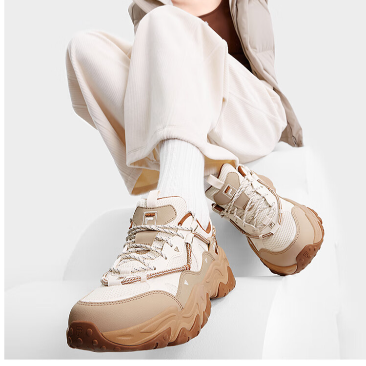 斐乐老爹鞋女鞋猫爪鞋5代运动鞋2024秋季新款猫爪鞋-F12W442115F