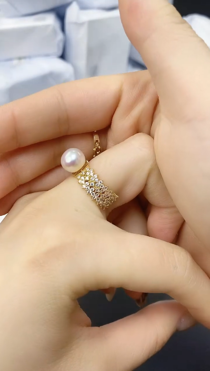 未镶嵌耳饰淡水珍珠jz1022