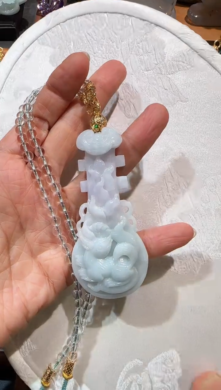 【闪购商品】翡翠颈饰未镶嵌国风