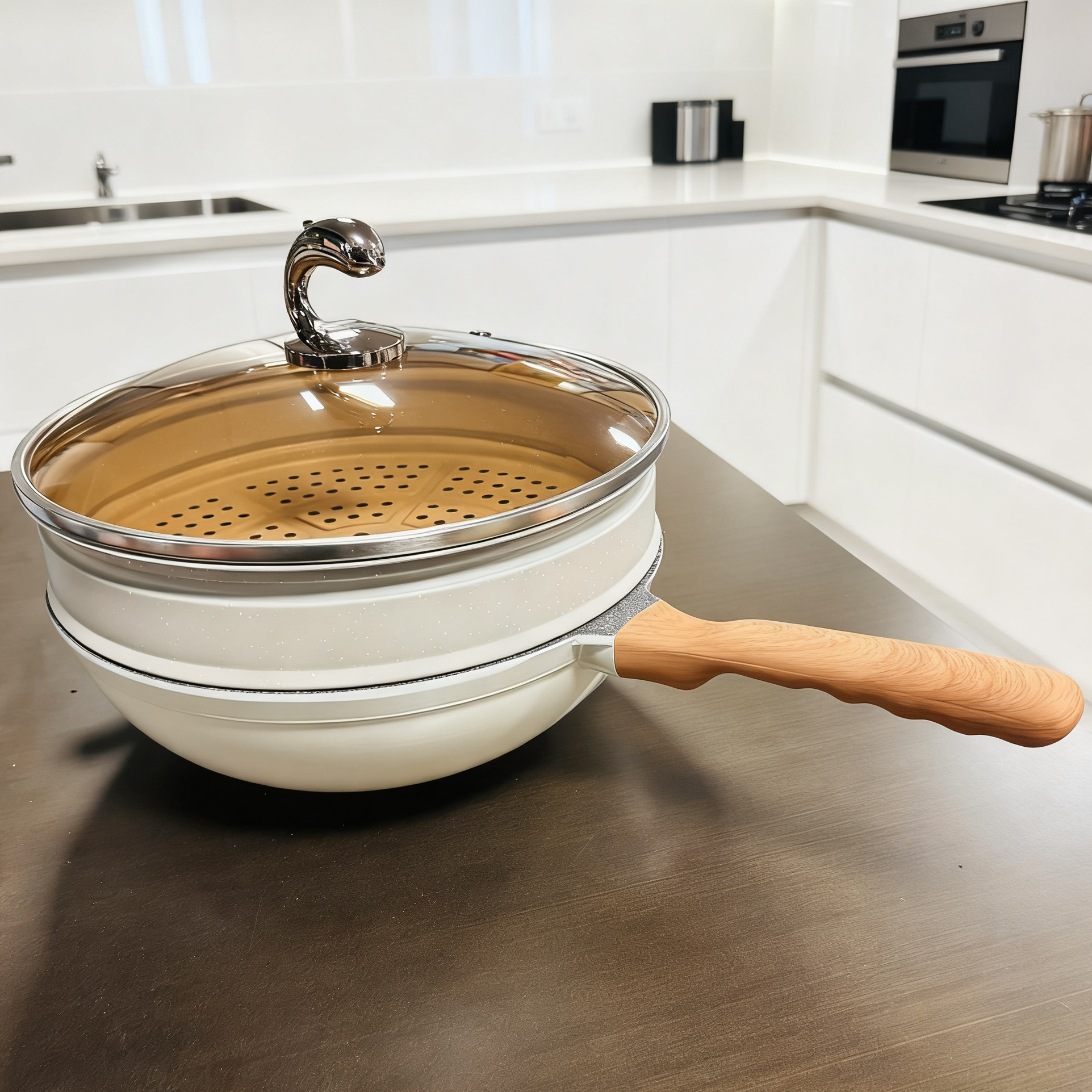 C1G-陶瓷珐琅岩铸锅32cm