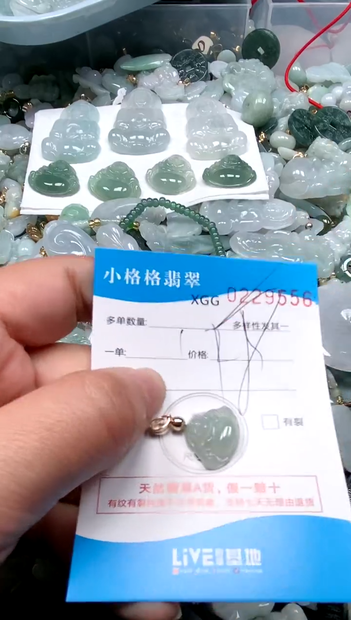 【闪购商品】翡翠颈饰未镶嵌闪购商品0229556