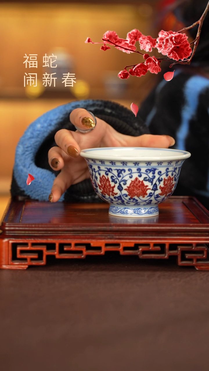 【闪购商品】杯子永明尚玩景德镇手工手绘陶瓷
