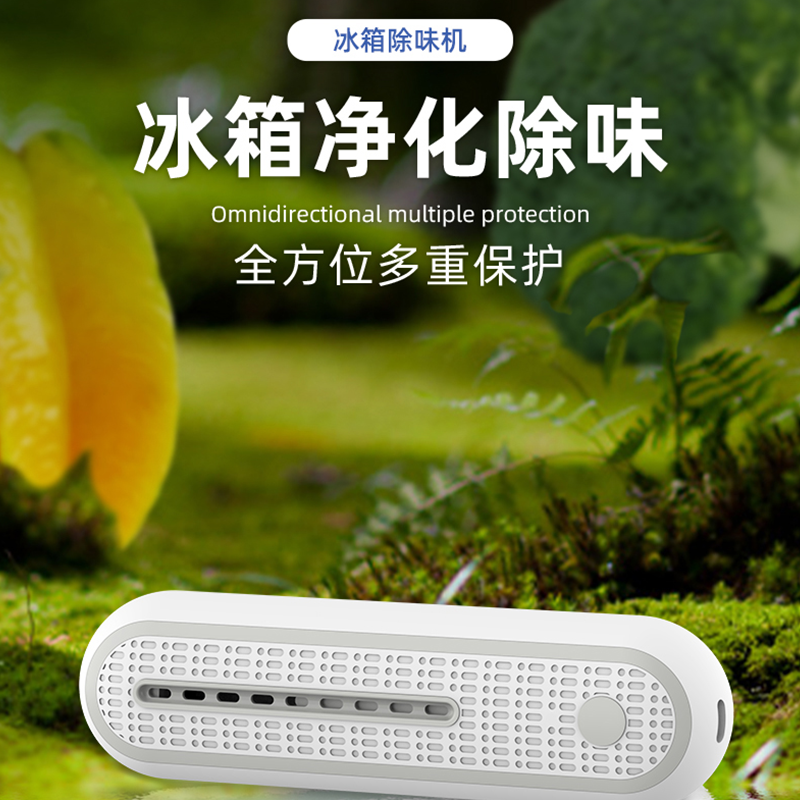 冰箱除味器杀菌臭氧净化器冷冻室清洁消毒冰箱除味剂除臭去味仪器