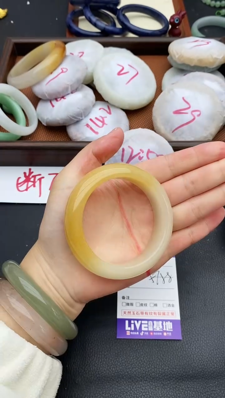 未镶嵌手镯石英质玉146+57/58