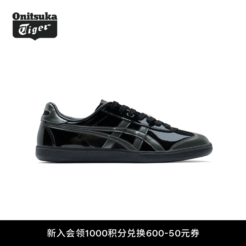 Onitsuka Tiger鬼塚虎TOKUTEN男女板鞋时尚黑色德训鞋百搭通勤