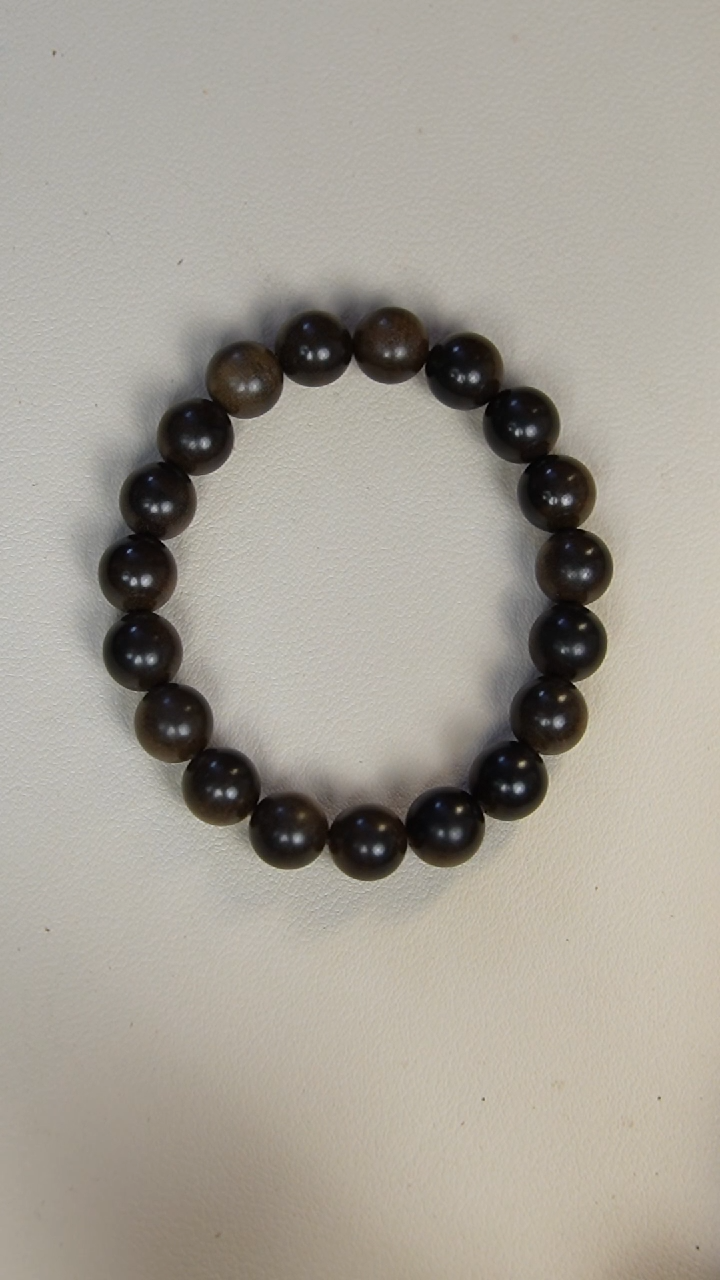 【闪购商品】檀香木手串/手链阴沉老山檀香1.0圆珠单圈