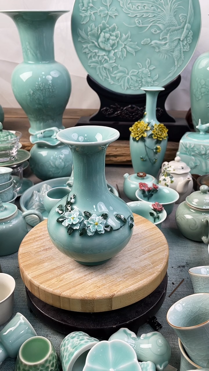 【闪购商品】手工捏花 福利款 慧仙青瓷 瓷器