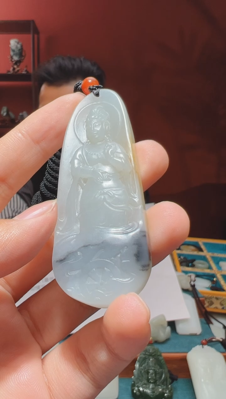 【闪购商品】和田玉吊坠(不含链)未镶嵌1