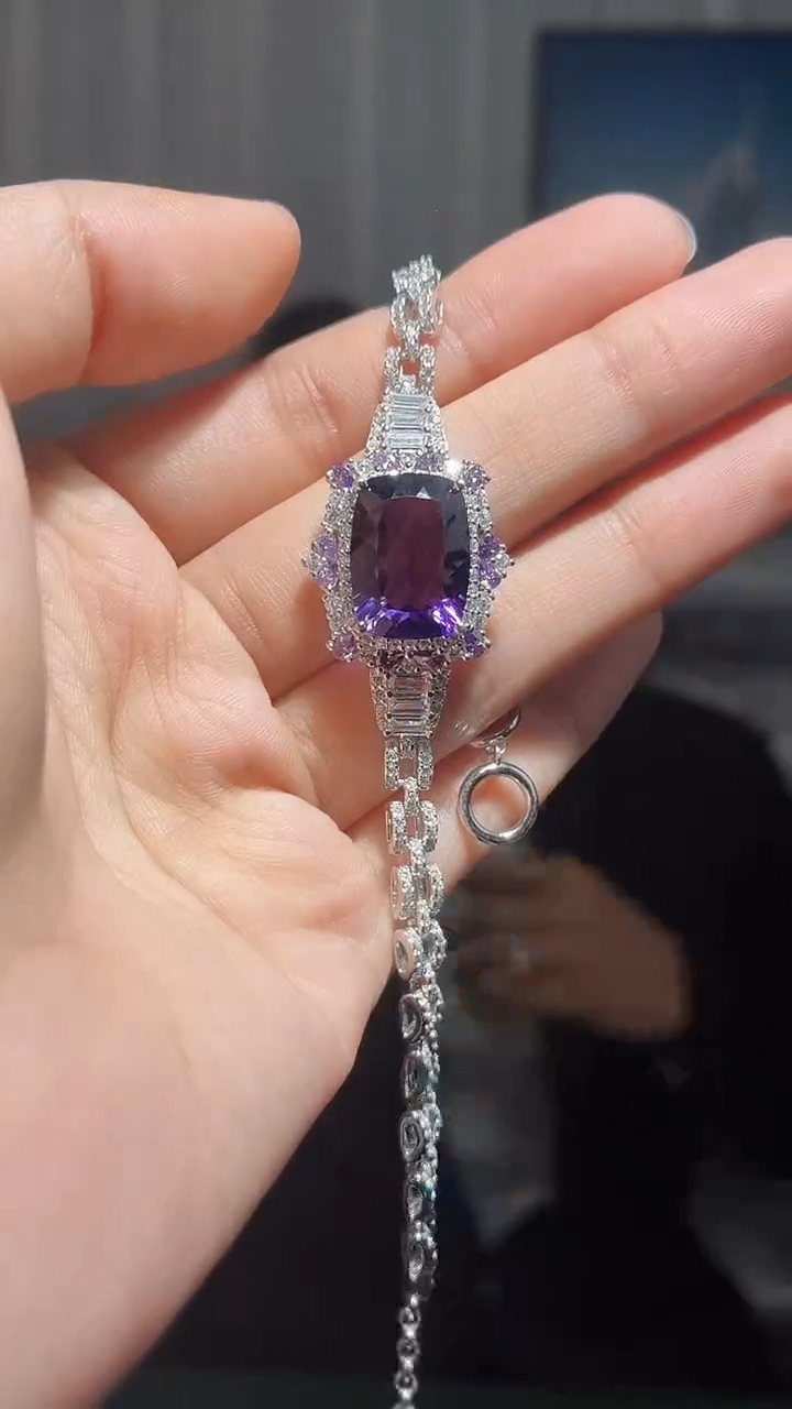 银S925镶嵌手链水晶（扎德严选）