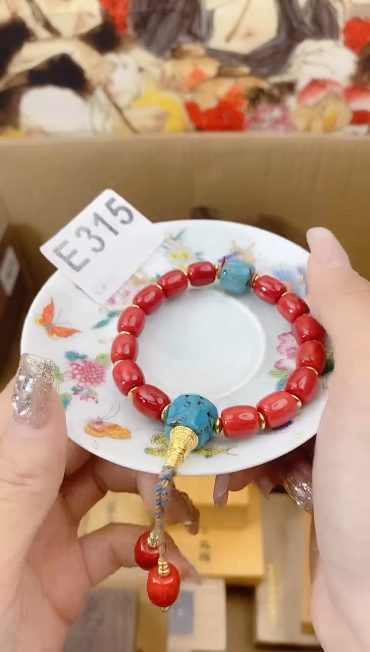 手工艺品琉璃E315瓷器手串儿多样性发一