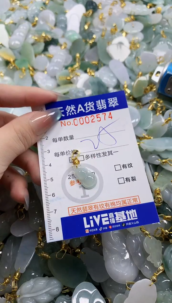颈饰未镶嵌翡翠天然A货翡翠