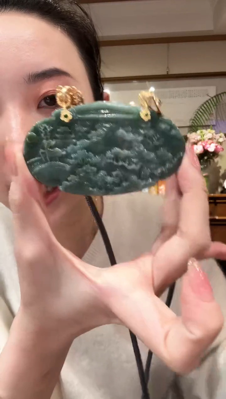 【闪购商品】翡翠颈饰未镶嵌国风