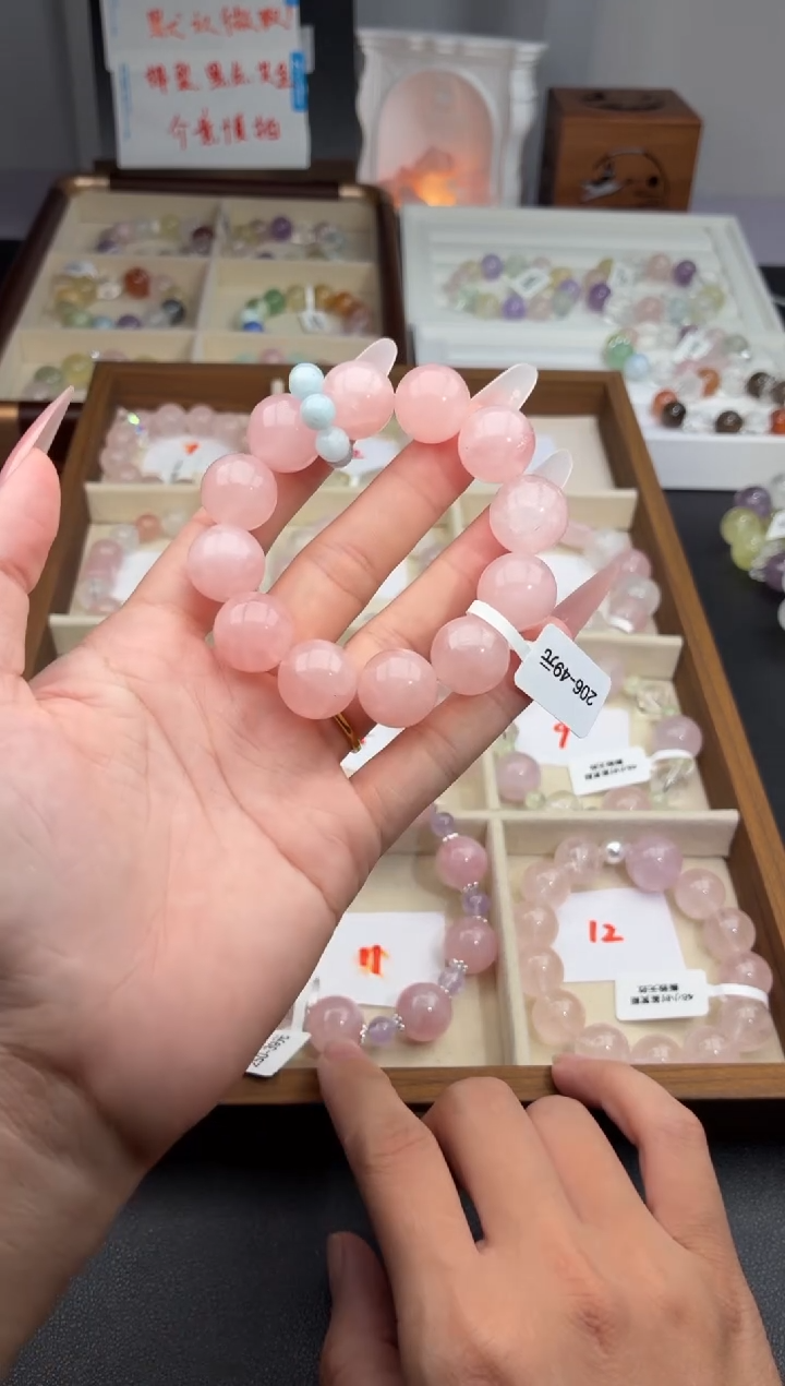 未镶嵌手串水晶206(天然水晶, 默认有瑕疵, 介意者勿拍哦)