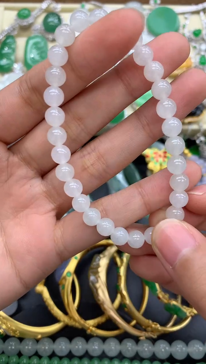 【闪购商品】翡翠手串未镶嵌33-中国好珍宝