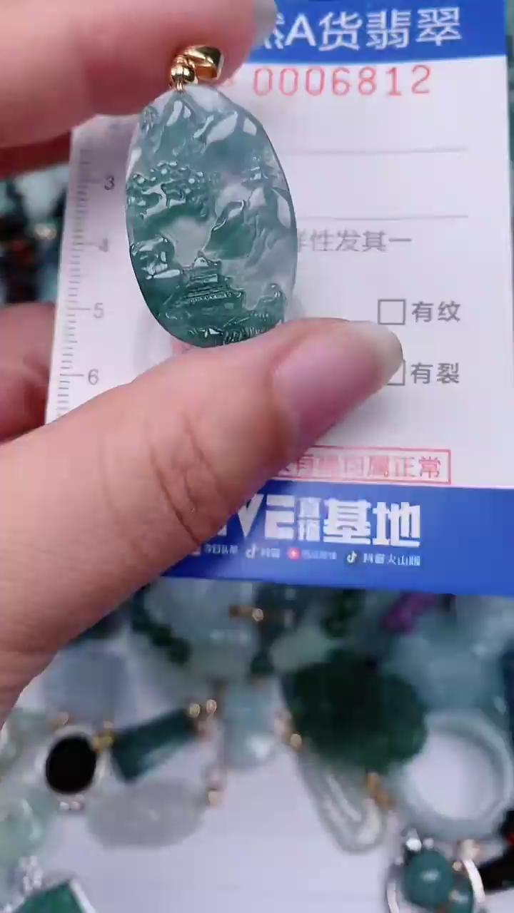 【闪购商品】翡翠未镶嵌颈饰00006812