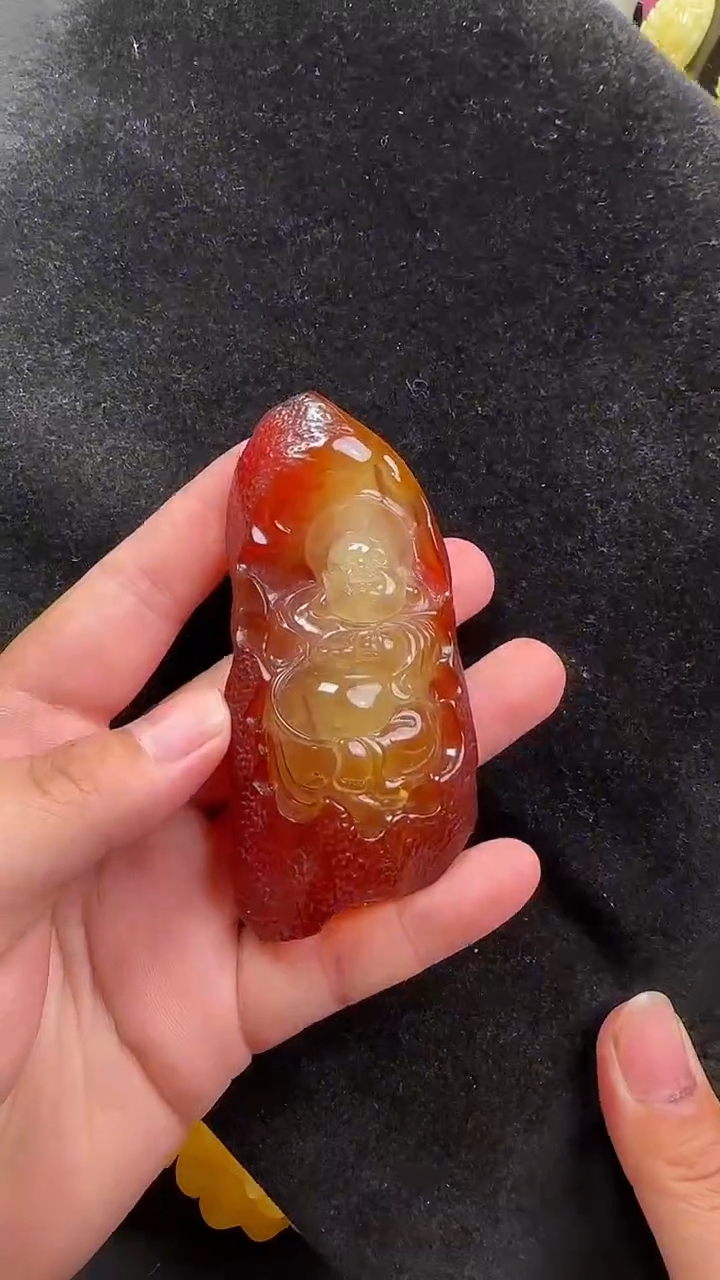 蜜蜡未镶嵌珠宝奇石天然蜜蜡吊坠