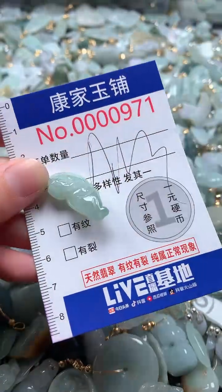【闪购商品】翡翠吊坠(不含链)未镶嵌971