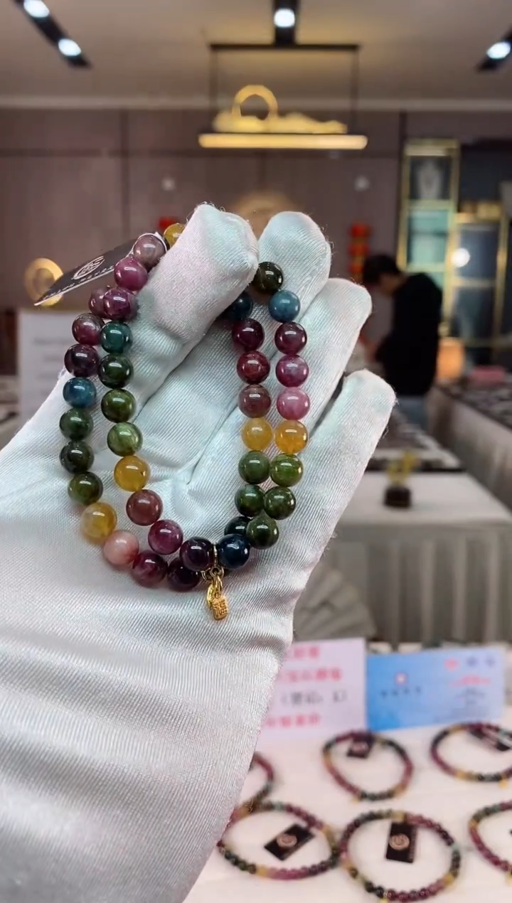 【闪购商品】碧玺单圈手串7mm+未镶嵌（多样性发一条）xion