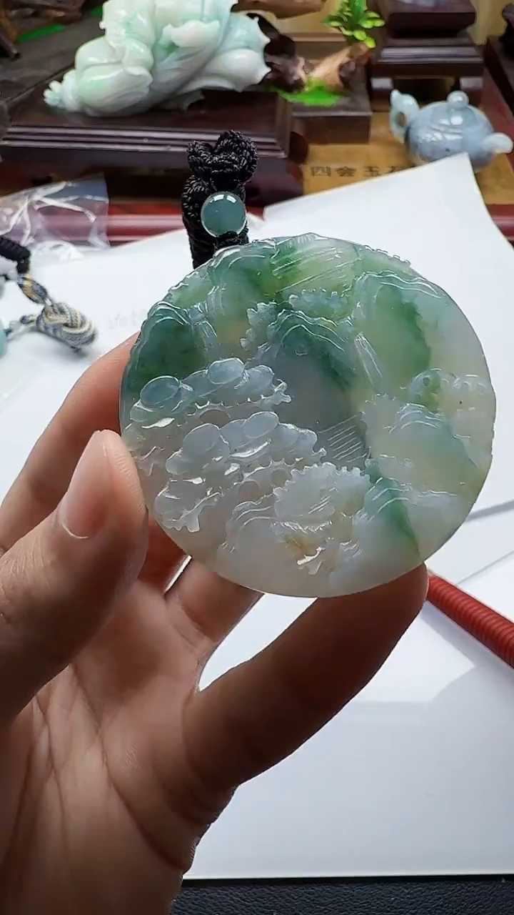 吊坠(不含链)未镶嵌翡翠1